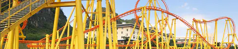 Suspended roller coaster by Jinma Rides_Golden Horse
